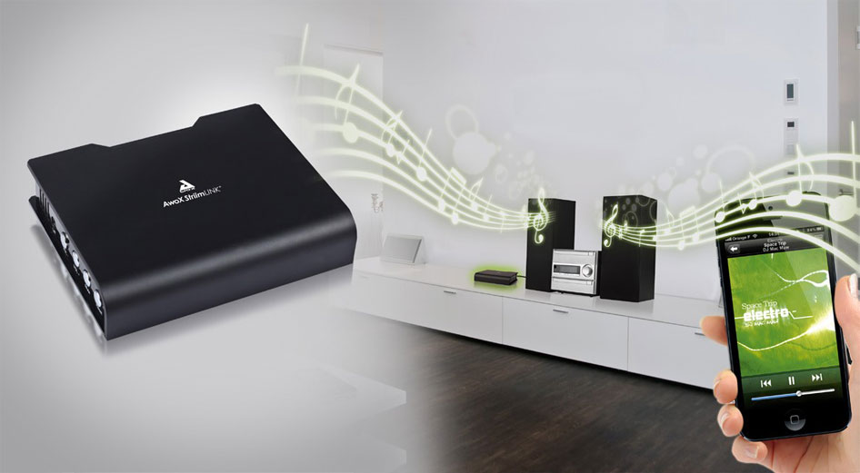 AWOX StriimLINK - Wi-Fi home stereo streaming adapter