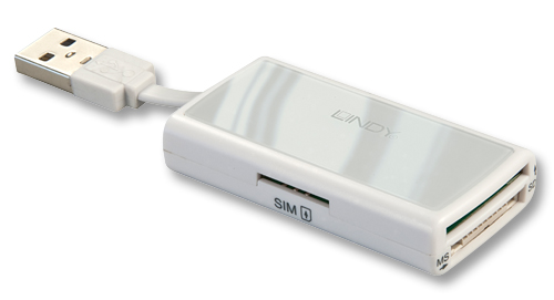 Multi-Card SDHC & SIM Reader USB 2.0