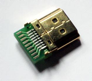 HDMI connector tasker 460 under internal