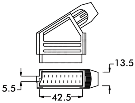 Dimensiones euroconector alfa 92-180